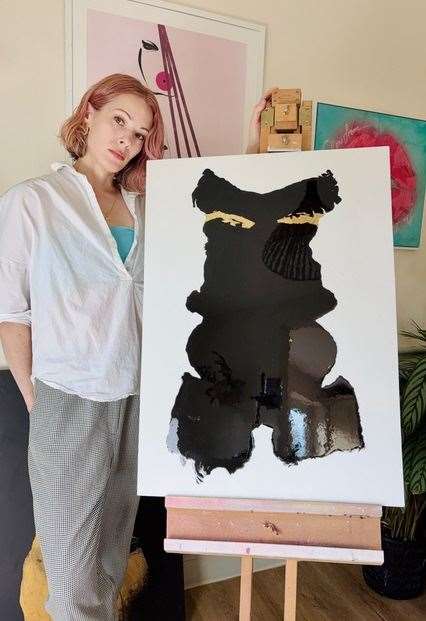 Body Memory Series by Bethany Perry - mixed media exploration